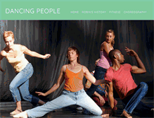 Tablet Screenshot of dancingpeople.com